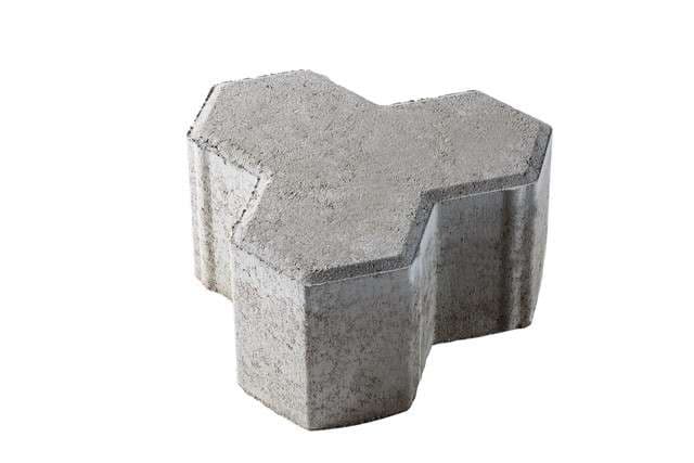 Тротуарный камень Трилистник фото